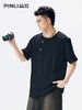 PINLI品立2026夏季新款男士宽松圆领短袖T恤纯色休闲打底上衣潮牌GD262111015 商品缩略图0