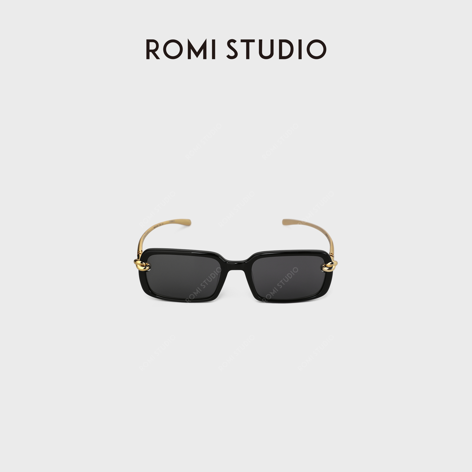 ROMI STUDIO 首饰袋 醋酸板材休闲方形全框太阳墨镜RWDLP32951