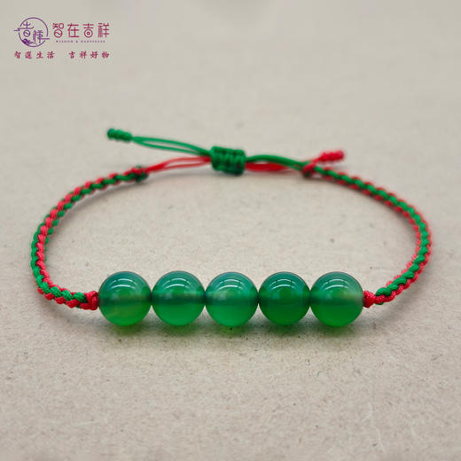 【智在吉祥】人时通关编织手链（4颗珠子、5颗珠子木能量通关） 商品图3