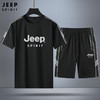 直播间爆款！！！吉普【JEEP SPIRIT高品质夏季短袖圆领T恤短裤长裤运动套装JP-SJT818】长裤是直筒版型  规格颜色指上衣 裤子是黑色！ 商品缩略图9