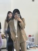 法小曼*子珍韩系少女卡其色西装套装女直筒型2026新款大女主气场西服 商品缩略图0