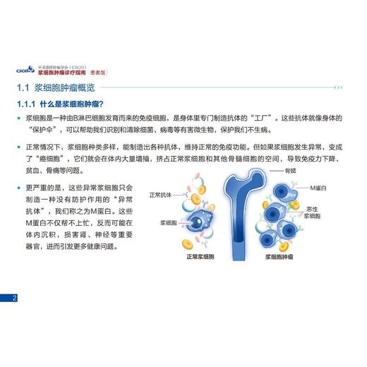中国临床肿瘤学会浆细胞肿瘤诊疗指南：患者版 商品图2