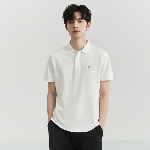gxgjeans男装【珠地棉透气Polo衫】26夏薄款短袖多色舒适百搭T恤男士K&C 商品图3