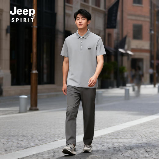 热卖中！！！JEEP SPIRIT商务冰丝无痕速干polo衫    速干透气  清凉一夏 商品图2