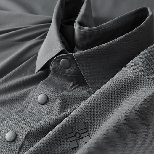 【DPF】大依优型大码男装夏季冰丝短袖POLO衫落肩显瘦商务休闲上衣T恤 商品图3