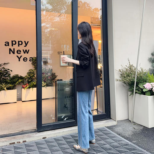 火桐hooton 海蓝港风 四面弹筒喇牛仔裤 商品图1