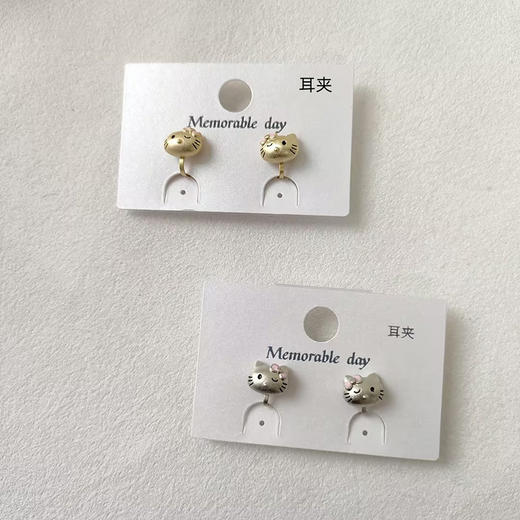 可爱甜美小猫系列耳夹-纪念日百货门店同款170443091 商品图1