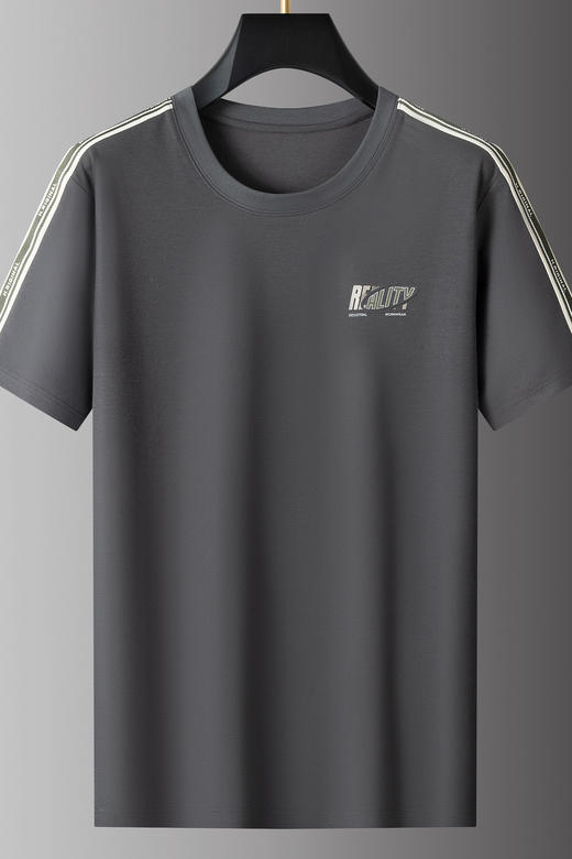 【DPS】大依优型大码男装夏季圆领短袖t恤棉质简洁休闲百搭短袖上衣 商品图5