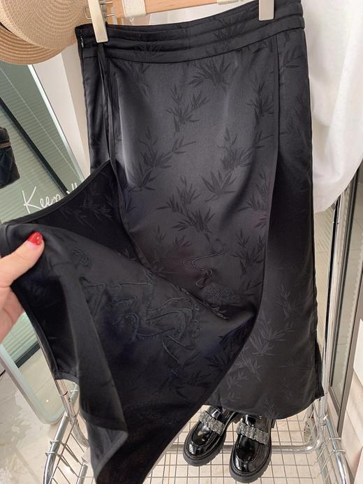 元！无补！爱家新中式水墨提花半身裙  26Y04010- 商品图5