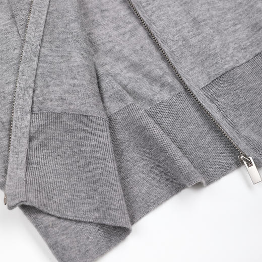 ROMI STUDIO“四季随穿”美利奴羊毛混纺拉链针织帽衫 RWDSS63133 商品图4