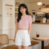 “夏日清凉氛围感”！【夏季多巴胺纯棉短裤】宽松A字版高腰设计 遮肉显瘦修腿显高 会呼吸的纯棉肌理感面料 柔软亲肤吸湿透气 多巴胺色系百搭休闲夏日 商品缩略图2