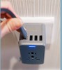 【订单实付低于299元，不发货】MONOCOZZI - BON VOYAGE系列 35W 3 x USB及 2 x USB-C 万用旅游插座（碳灰色）男  4895199108806-F . 商品缩略图1