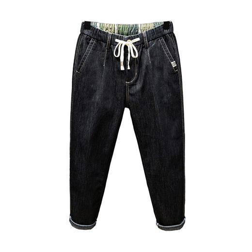 【DYG】大依优型大码男装春季直筒九分裤透气户外运动休闲百搭胖子牛仔裤 商品图4