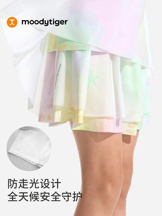 印花仙女半裙女童防走光透气舒适运动短裙62211801 商品图3