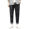 【DYG】大依优型大码男装春季休闲九分裤时尚潮流棉质九分裤加肥加大码 商品缩略图4