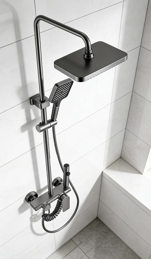 6081-1佐菲四档花洒-枪灰 商品图2