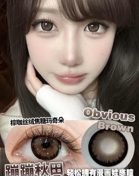 OBVIOUS BROWN 蹦蹦秋田【半年抛】