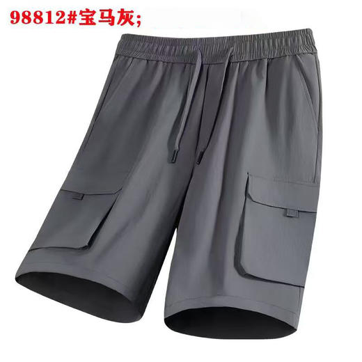 高品质冰丝短裤男新款夏季运动休闲裤宽松五分中裤   KDZC-98812 商品图1