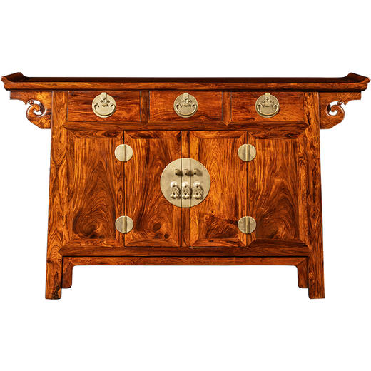 清 黄花梨三联橱柜 商品图5