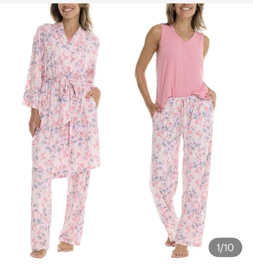 到手价219元 Flora Nikrooz女士居家服三件套 好飘逸啊 太有型了 美国代购，无中文标签，介意慎拍 商品图1