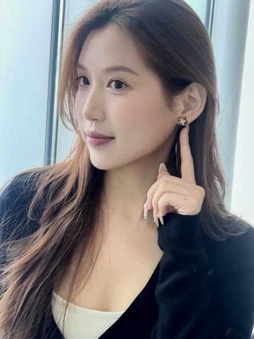 何方珠宝 2026新年系列 柿柿如意项链 耳钉 商品图3