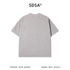 SDSA男装2026新款高贵轻奢潮牌几何线条磨破圆领短袖T恤百搭时尚 商品缩略图4