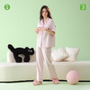 抗菌新疆棉 甜美系春夏季短袖长裤开衫睡衣女拉架纯棉韩版套装 商品缩略图0