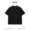 SDSA男装2026新款高贵轻奢潮牌烫钻笑脸宽松圆领短袖T恤百搭时尚 商品缩略图0