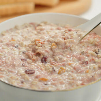 桂格（QUAKER）5润猴头菇混合燕麦片450克 添加茯苓 添加赤小豆 药食同源 商品图4