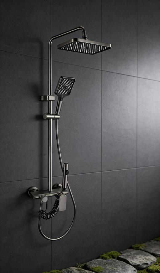 6081-1佐菲四档花洒-枪灰 商品图3