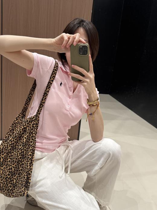 毒家正品单。欧阳娜娜  昆凌等明星同款~女款！ 毒家 四色！ 拉夫劳伦美式复古老钱风女士修身款 Polo 衫 商品图6