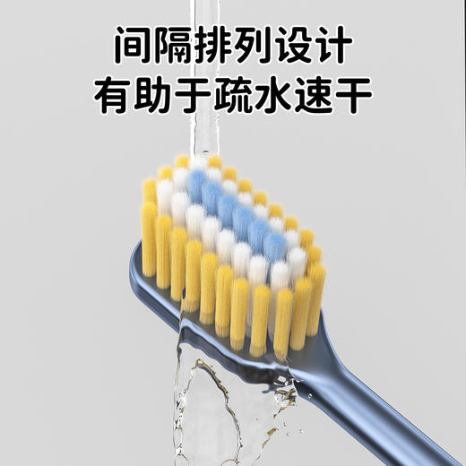 「9.9到手5支！高颜值」轻奢罗马柱凸面软毛牙刷清洁软护龈成人情侣款宿舍牙刷口腔护理 商品图3