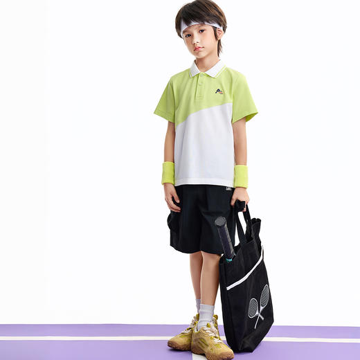 男童翻领短袖针织衫夏季新款安奈儿童装EB621679 商品图5