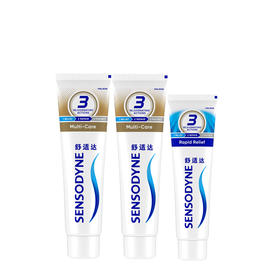 【632优选】舒适达多效护理牙膏100g*2+舒适达劲速护理牙膏70g-SH1159