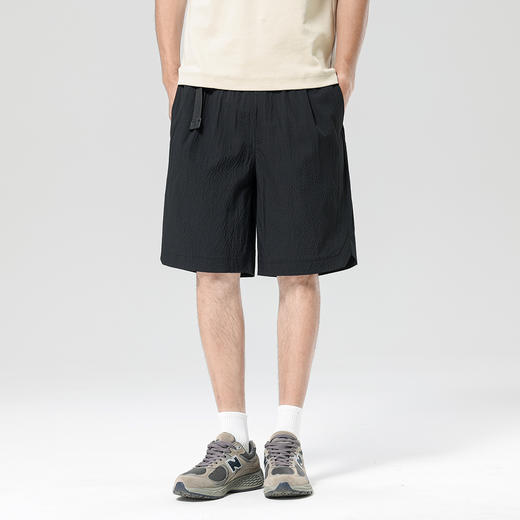 gxgjeans男装【肌理感面料】26夏款男士休闲短裤潮流简约百搭户外运动裤男K&C 商品图2