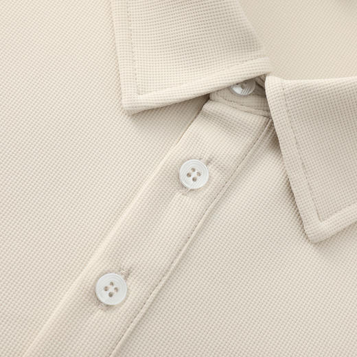 GXG男装26夏季日常通勤时尚百搭简约翻领男式短袖休闲POLO衫K&C 商品图3