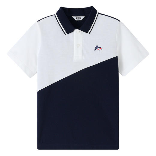 男童翻领短袖针织衫夏季新款安奈儿童装EB621679 商品图7