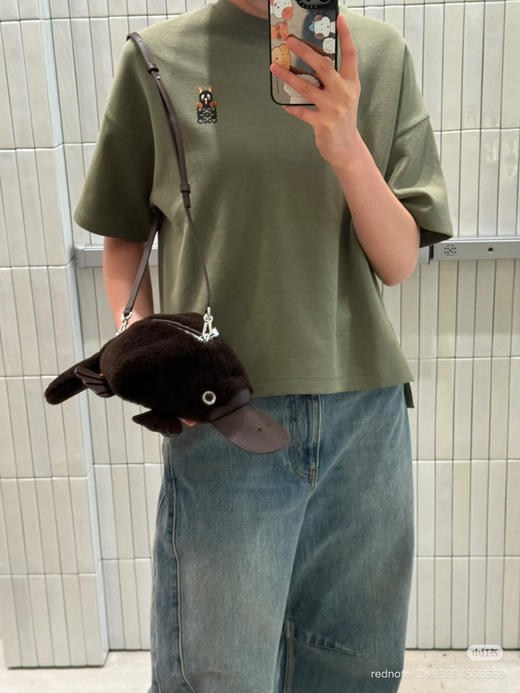 41-1 独家圆正 lew联名款 太空棉 气球宽松圆领 短袖T恤 我穿M炒鸡完美 商品图2