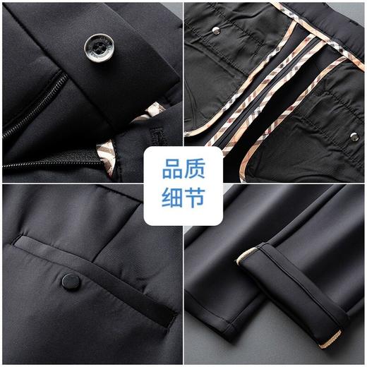 【DYG】大依优型大码男装春夏四面弹商务休闲西裤轻奢西装休闲长裤 商品图3
