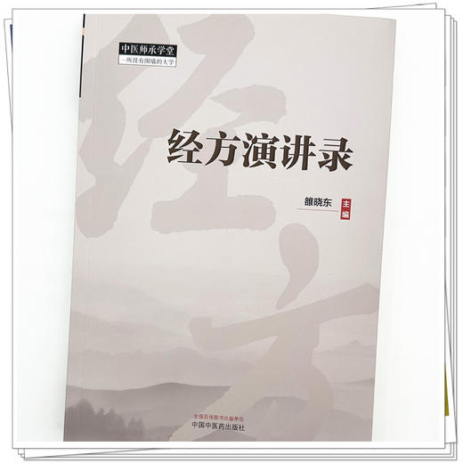 经方演讲录 雒晓东 主编 中医师承学堂 全国经方高级讲习班 中国中医药出版社 中医临床运用 书籍 商品图3