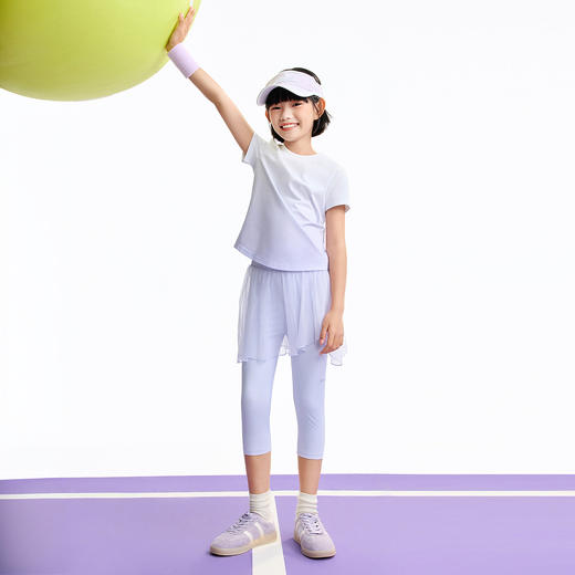 女童圆领短袖针织衫夏季新款安奈儿童装EG621687 商品图5