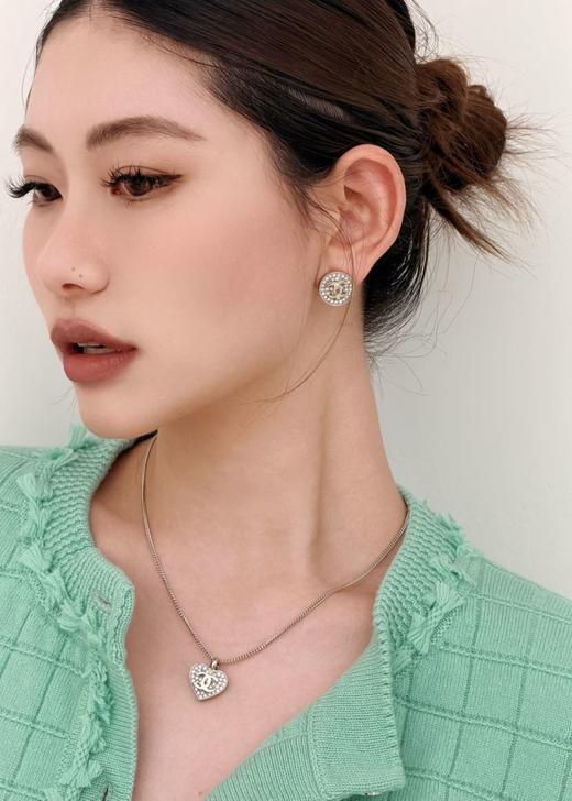 香奈儿  满钻爱心金c项链（XTY） 商品图7