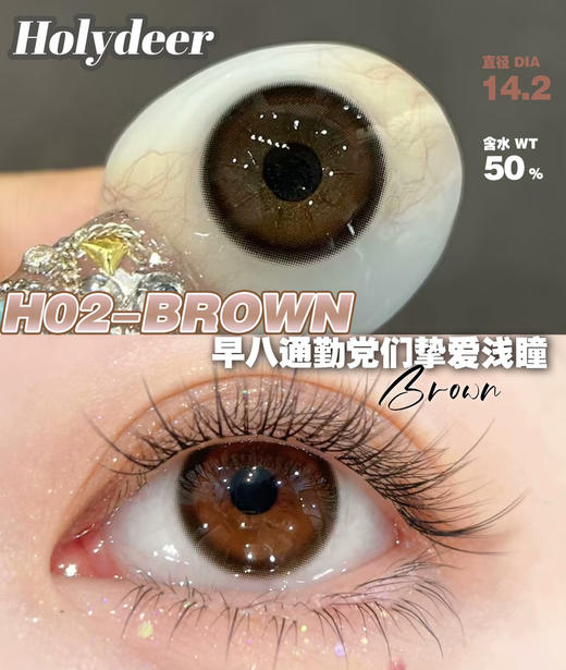 H02-BROWN【日抛】 商品图0