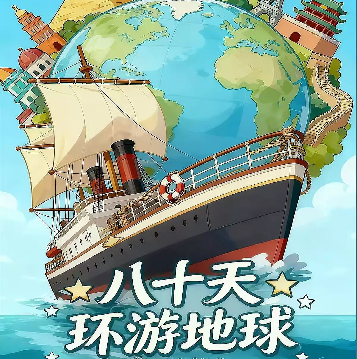 【04.25】上海经典文学著作改编课本剧《八十天环游地球》 选座联系客服