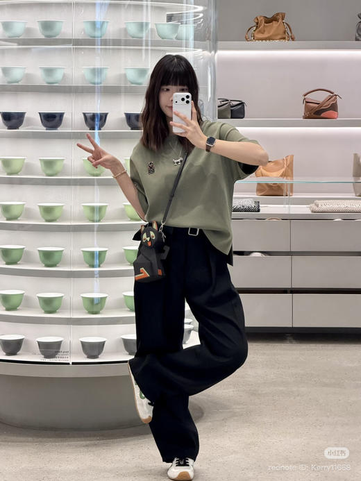 41-1 独家圆正 lew联名款 太空棉 气球宽松圆领 短袖T恤 我穿M炒鸡完美 商品图6