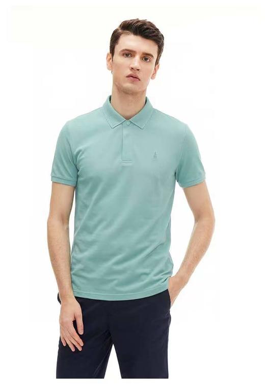 【直发】LONDONFOG 男士POLO领净色短袖T恤﹣DLSKTM26A502 商品图1