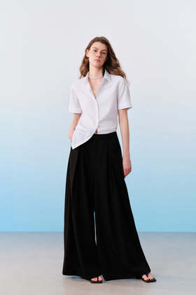 G2000女装SS26商场新款宽松阔腿休闲长裤61262267