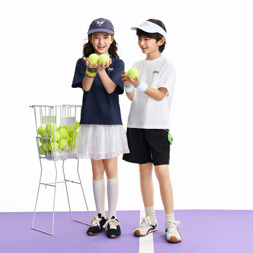 男女童圆领短袖针织衫夏季新款安奈儿童装EM621690 商品图3