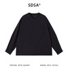 SDSA男装2026新款高贵轻奢简约休闲口袋拼接V领长袖T恤百搭上衣 商品缩略图0