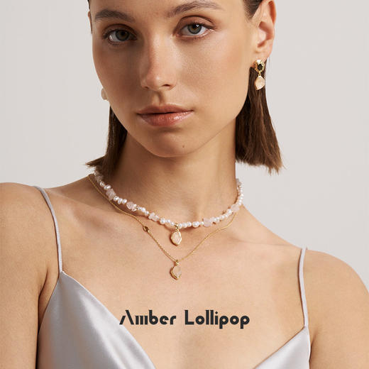 AmberLollipop安铂洛利 流光至境系列天然水晶吊坠项链 商品图3